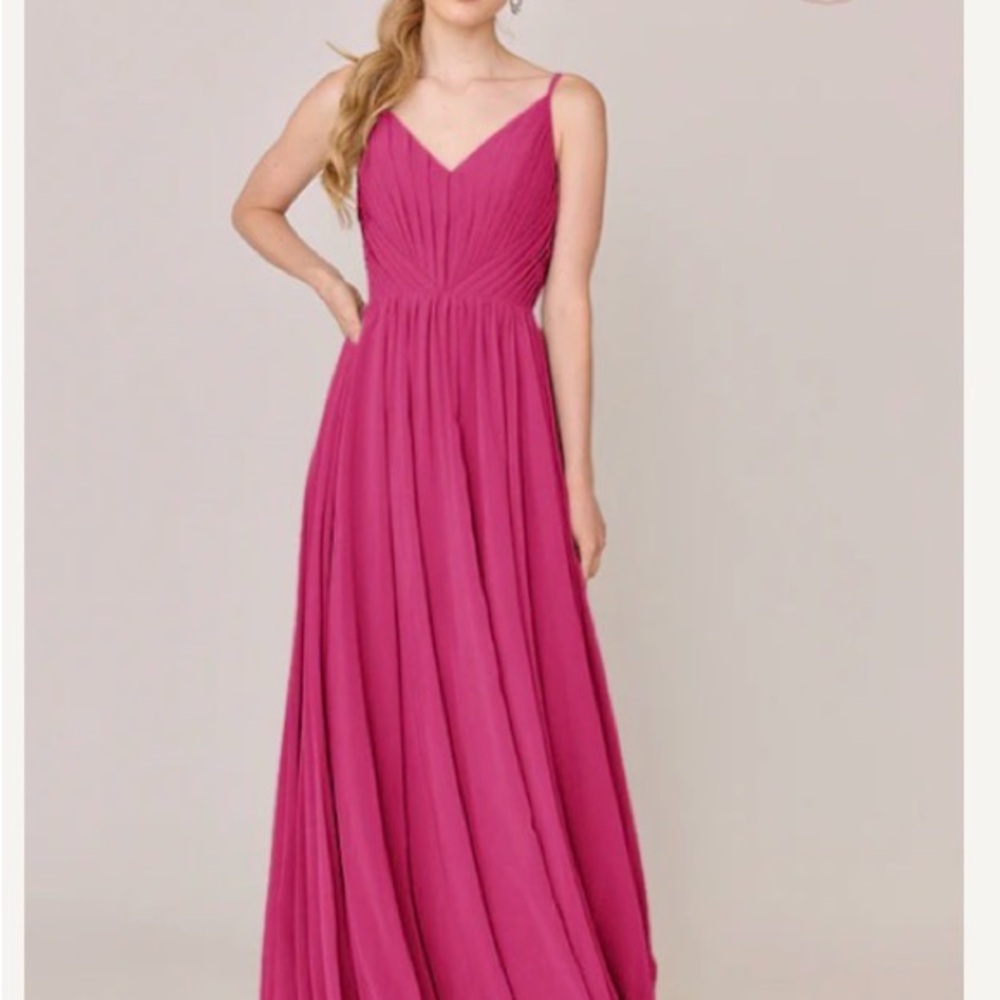 Revelry Hot Pink Penelope Chiffon